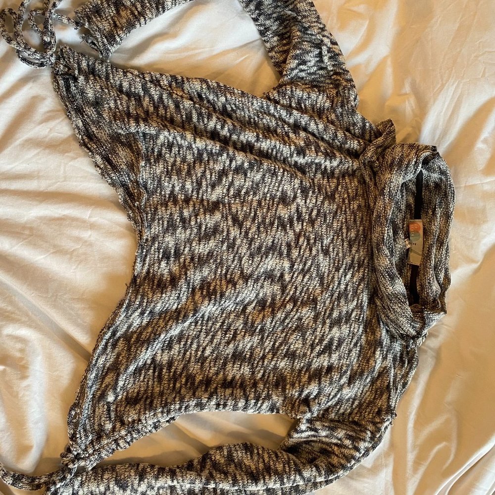 FP Beach Cowl Neck Sweater Long Sleeve- Size M